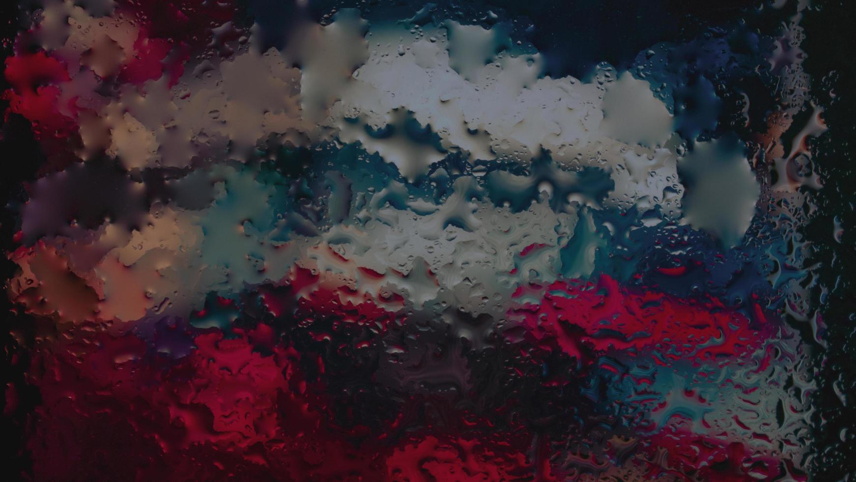 Abstract Colorful Neon Bubble Underwater photo