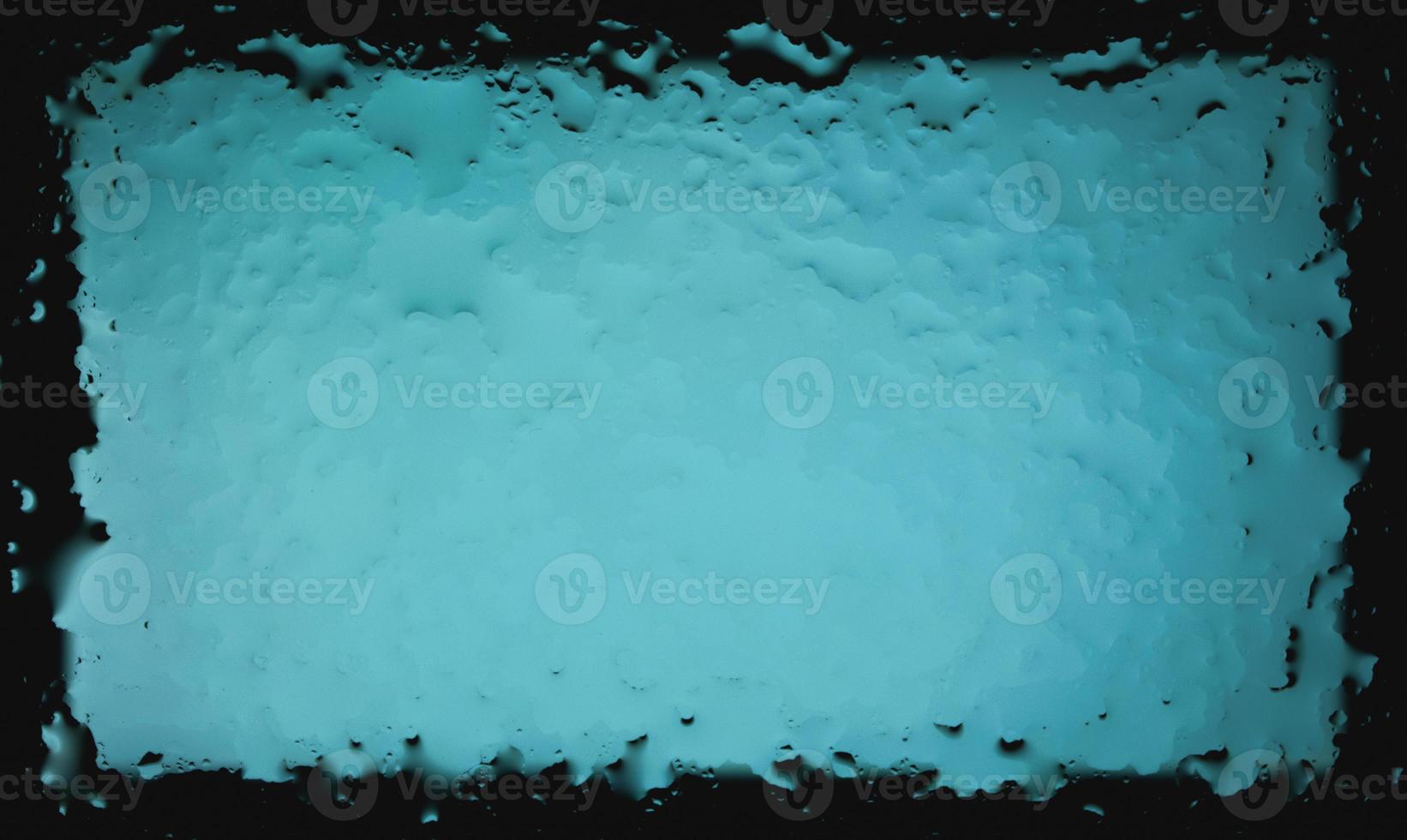 Water texture abstract background, aqua drops on turquoise glass as science macro element, rainy weather and nature surface art. photo