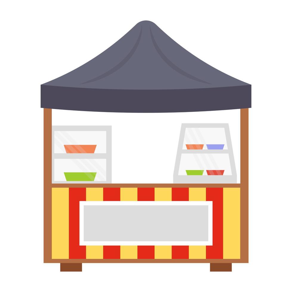 Food Stall Concepts vector