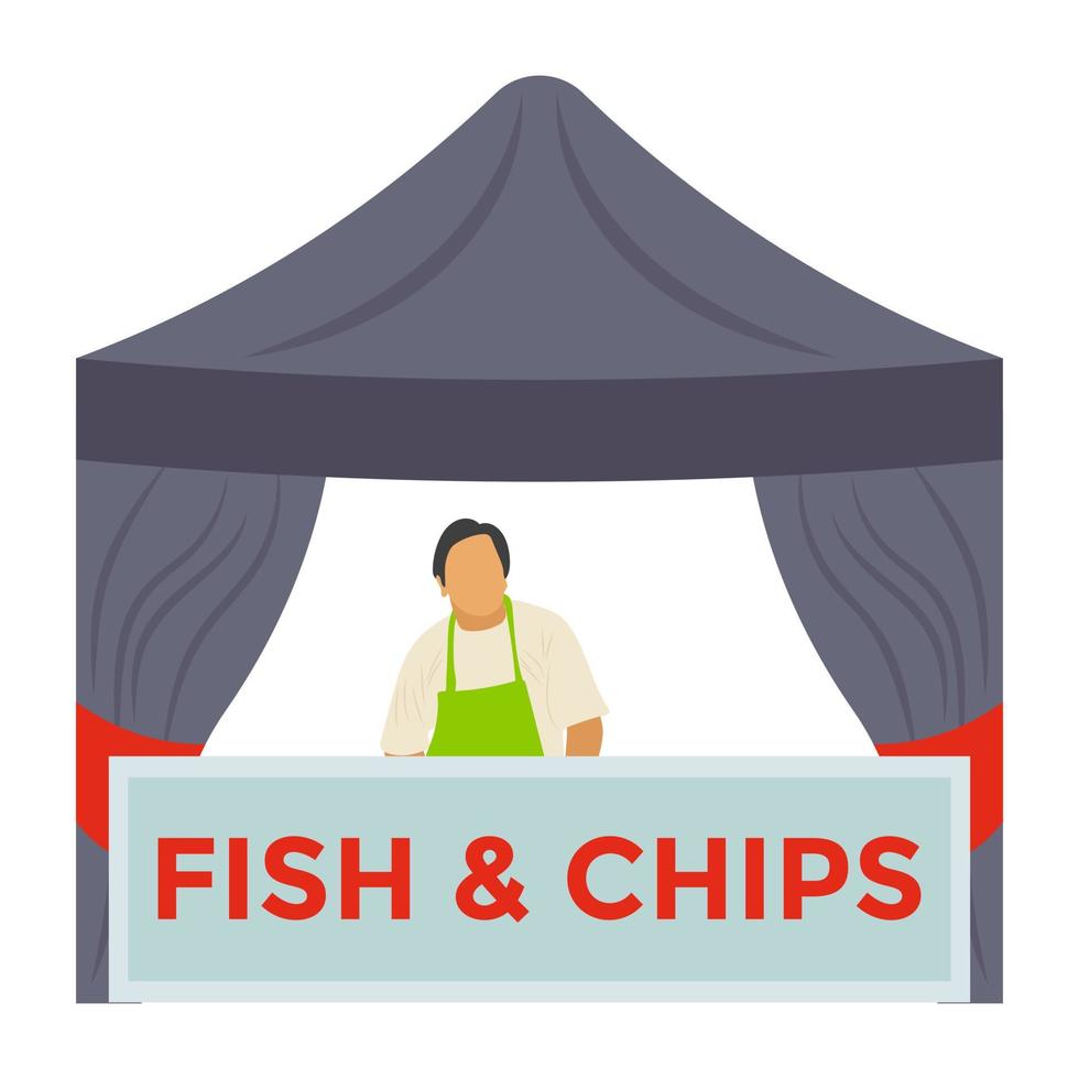 Trendy Seafood Concepts vector