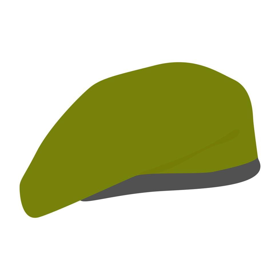 conceptos de gorra de soldado vector