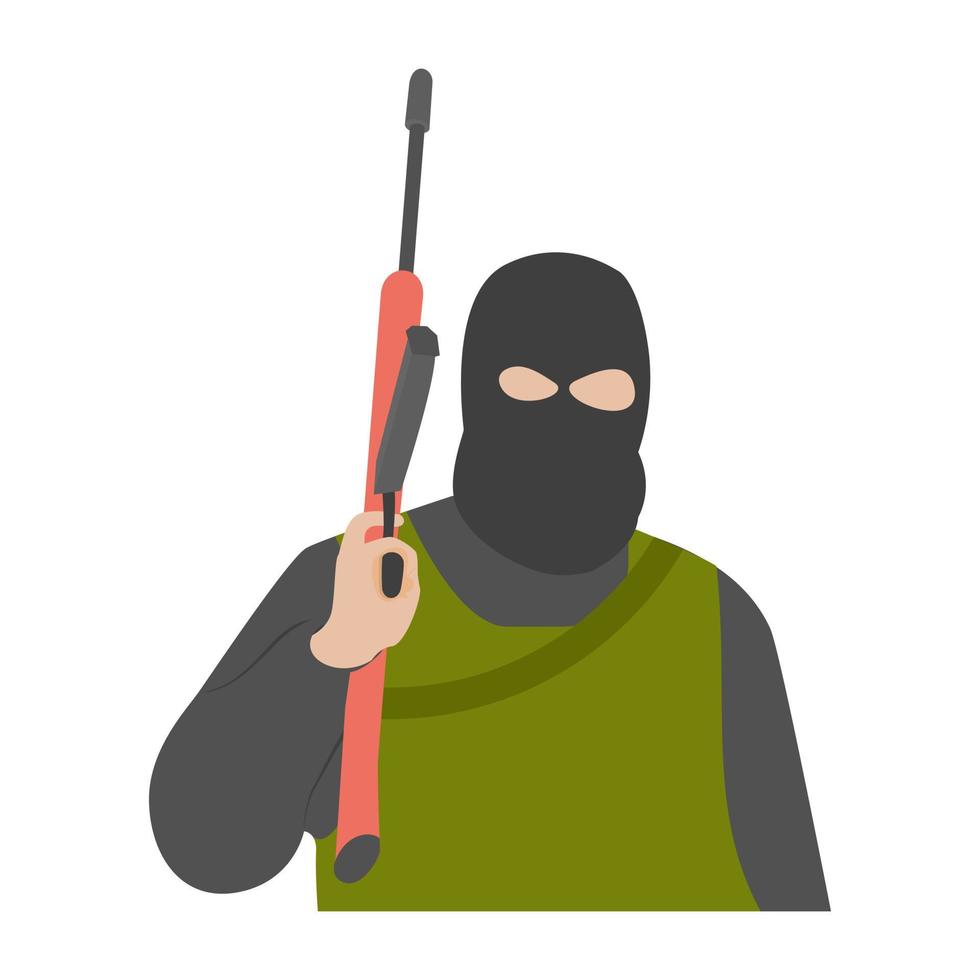 conceptos terroristas de moda vector