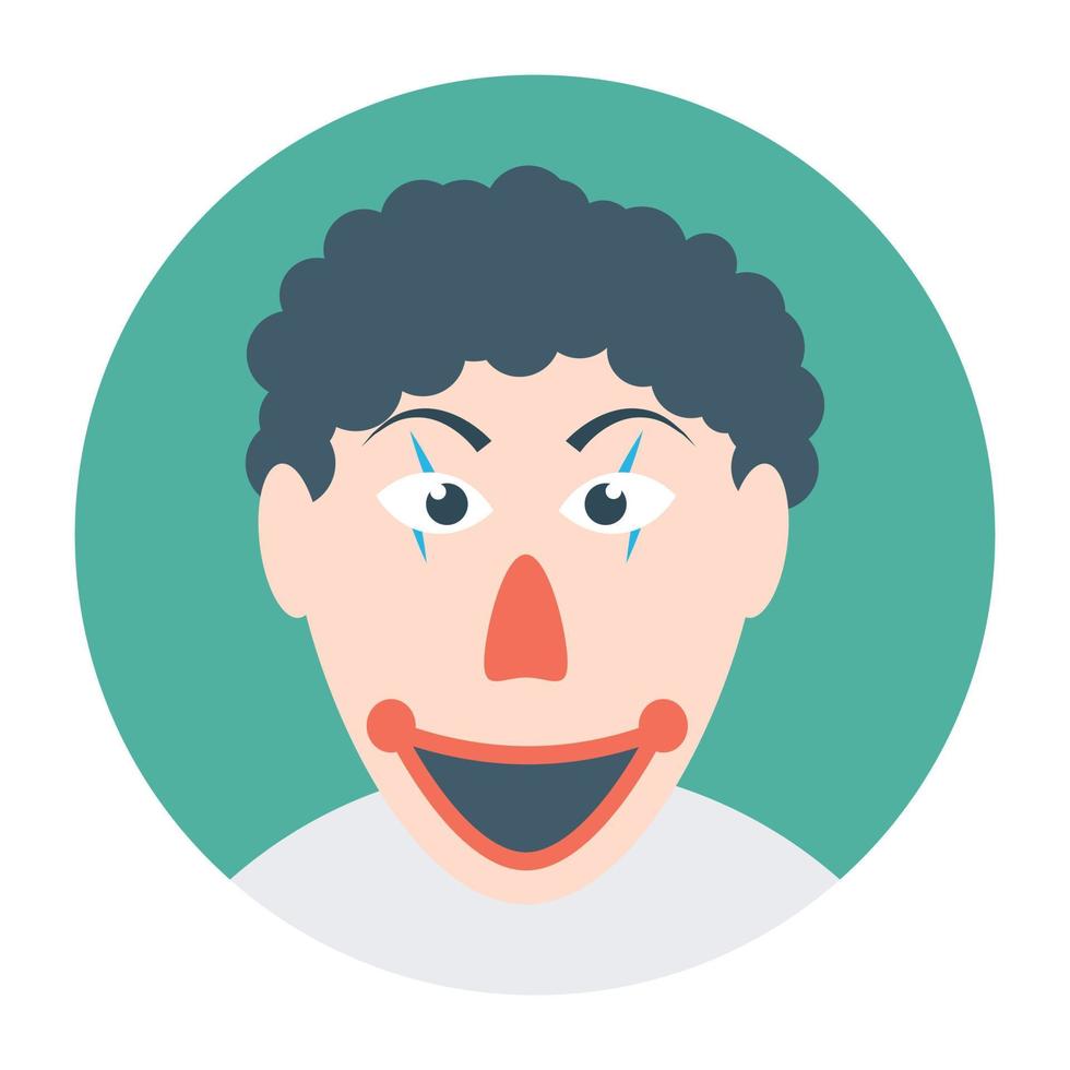 Character Clown Concepts vector