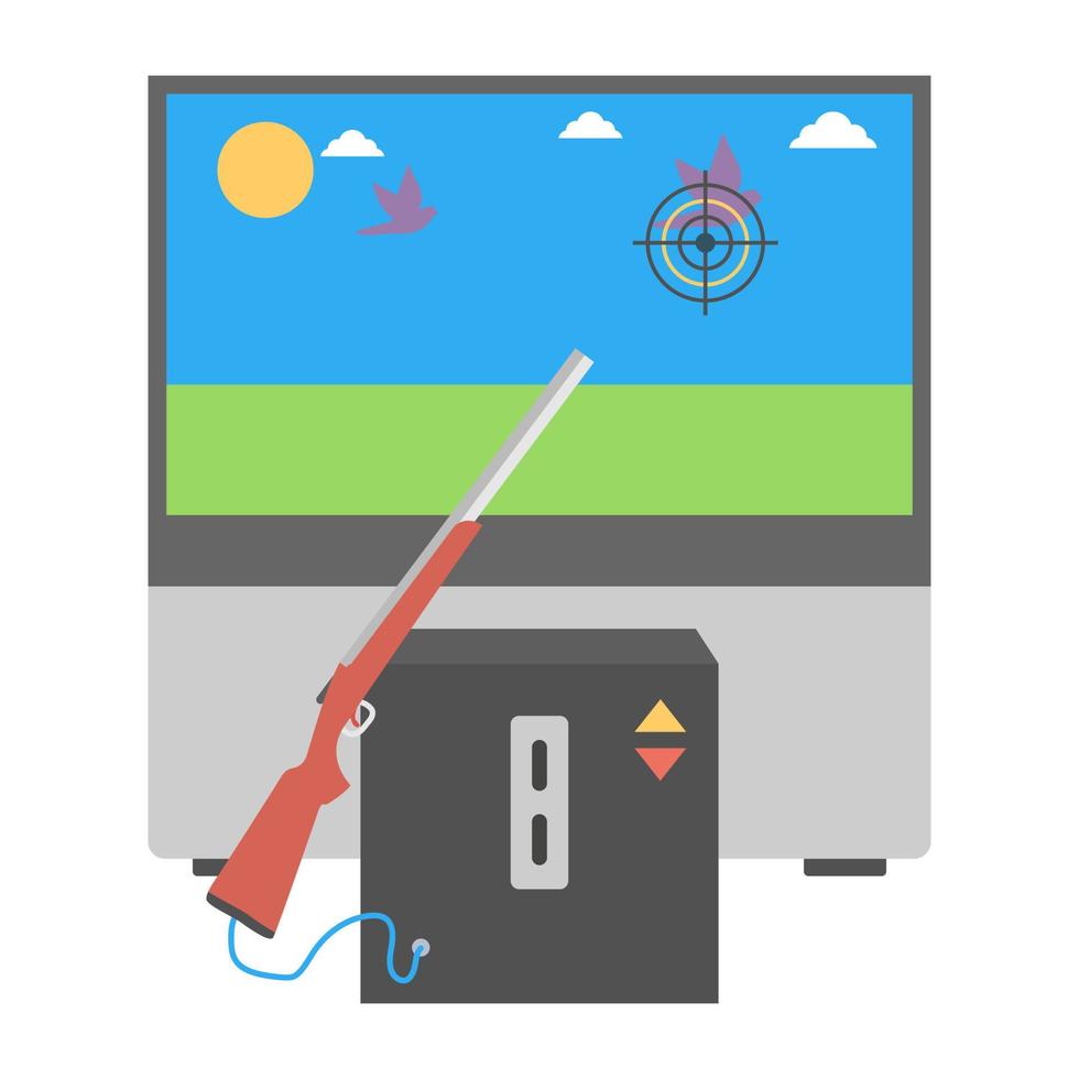 Shooting Arcade Cocepts vector