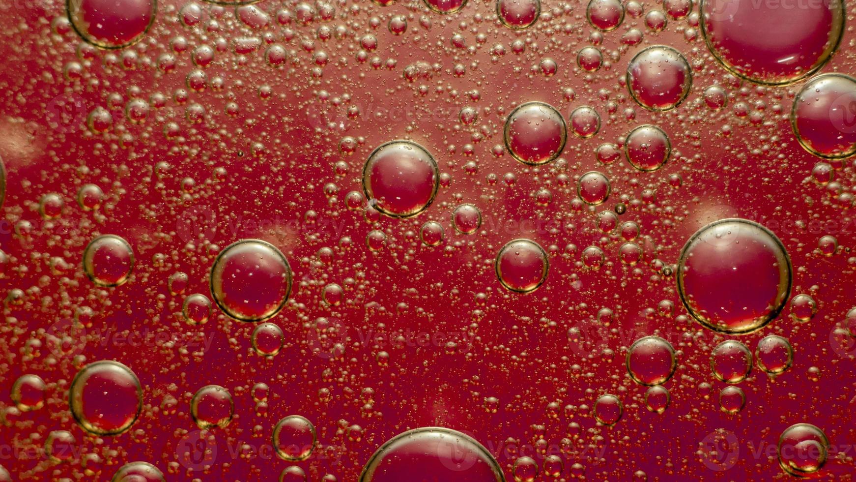 papel pintado de la burbuja roja del aceite foto