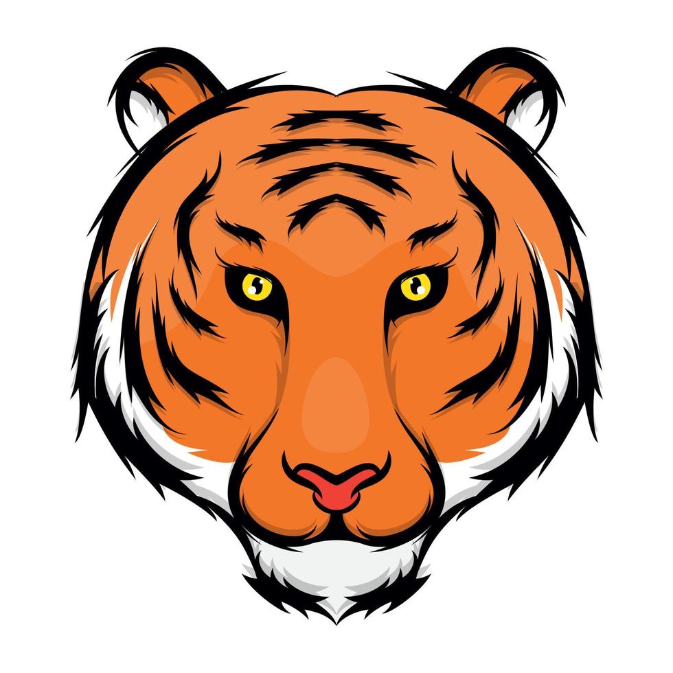 Tiger Cartoon Concepts vector