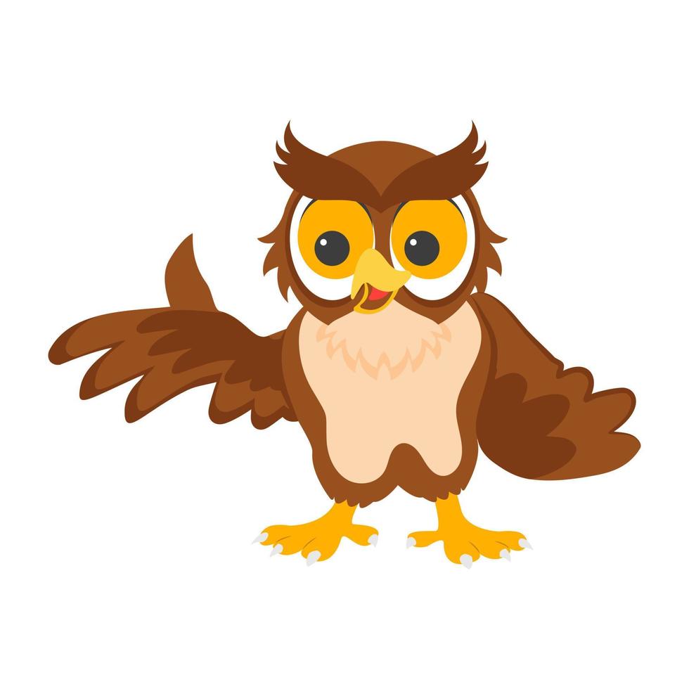 Owl Cartoon Concepts vector