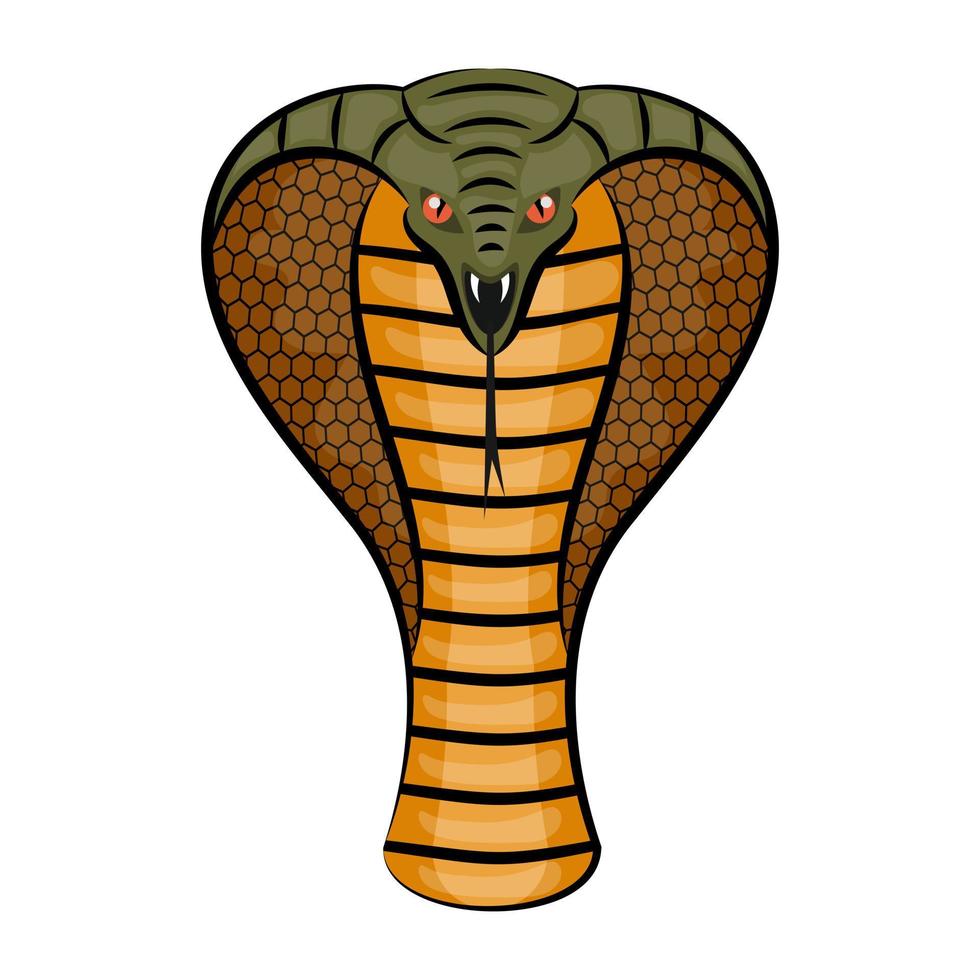 conceptos de cabeza de serpiente vector