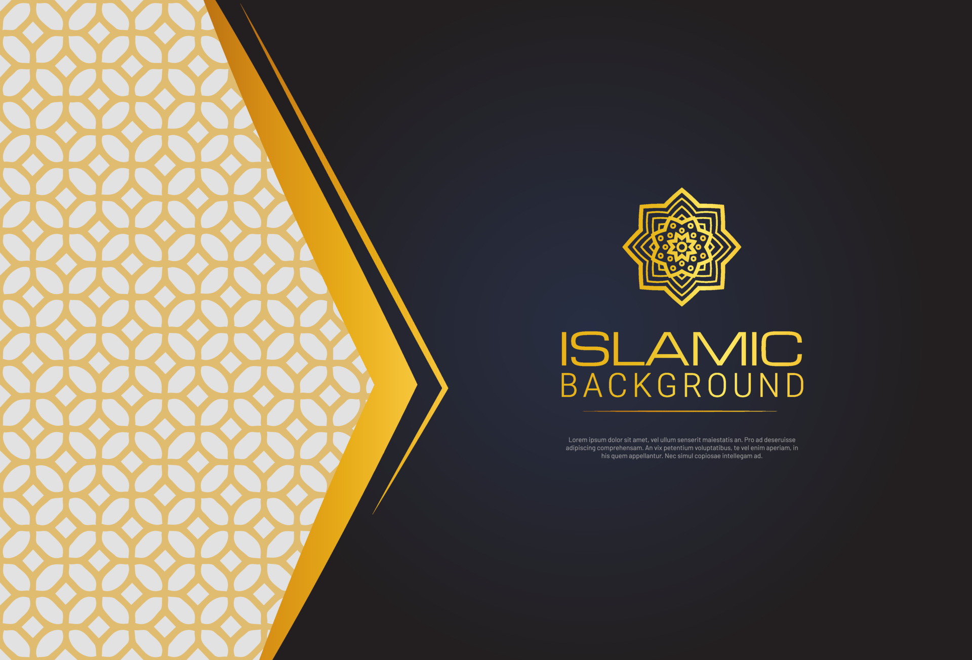 Luxury islamic background with black and golden arabesque pattern arabic islamic east style best for print, poster, cover, brochure, flyer, banner. 4435845 Vector Art at Vecteezy Luxury islamic background with black and golden arabesque pattern arabic islamic east style best for print, poster, cover, brochure, flyer, banner. 4435845 Vector Art at Vecteezy