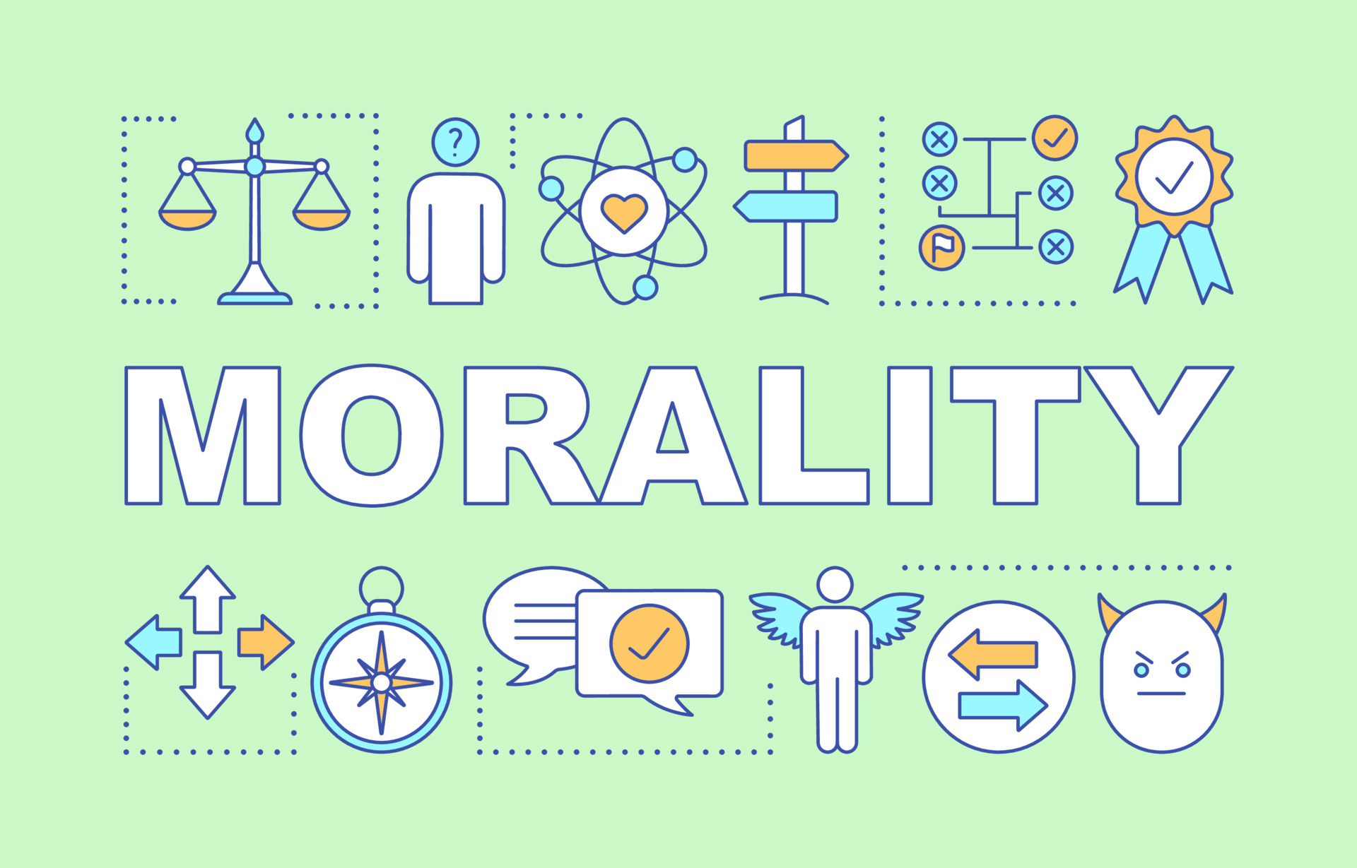 Morality Word Concepts Banner Reliability Honesty Business Ethics morality-word-concepts-banner-reliability-honesty-business-ethics