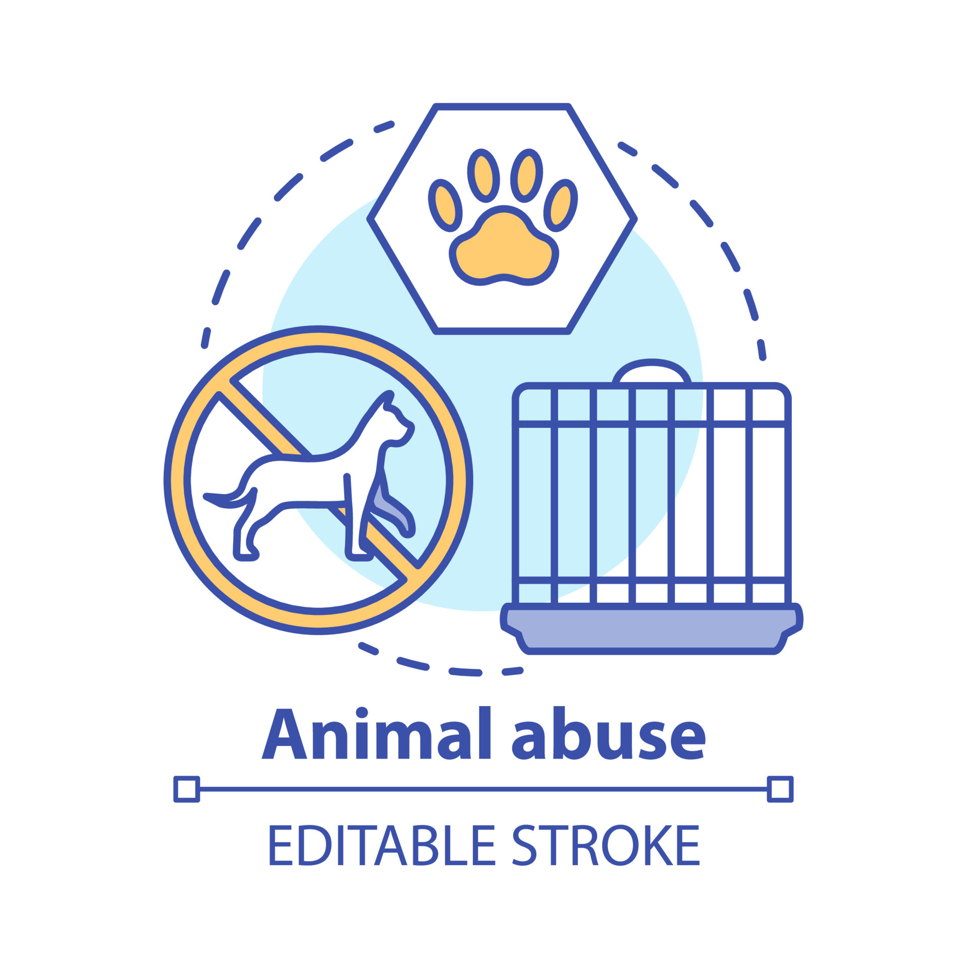 Animal abuse and harm concept icon. Zoosadism. Animal neglect, cruelty and mistreatment idea thin line illustration. Pets rights protection, welfare. Vector isolated outline drawing. Editable stroke 4437869 Vector Art at Vecteezy Animal abuse and harm concept icon. Zoosadism. Animal neglect, cruelty and mistreatment idea thin line illustration. Pets rights protection, welfare. Vector isolated outline drawing. Editable stroke 4437869 Vector Art at Vecteezy
