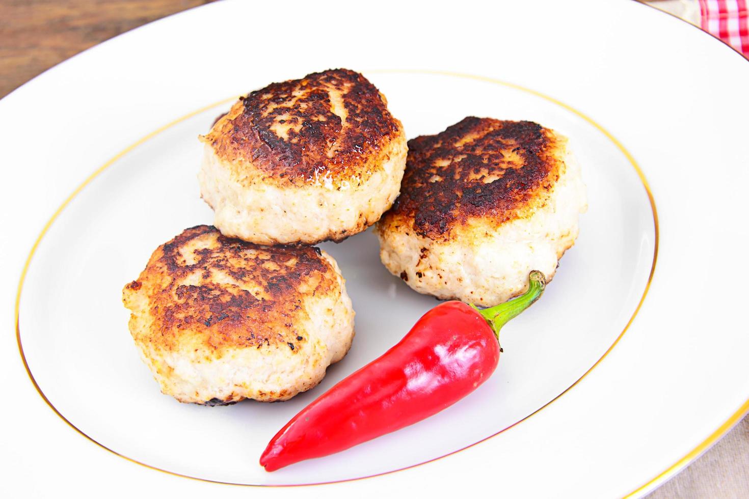 Chicken Cutlet Diet Fish photo