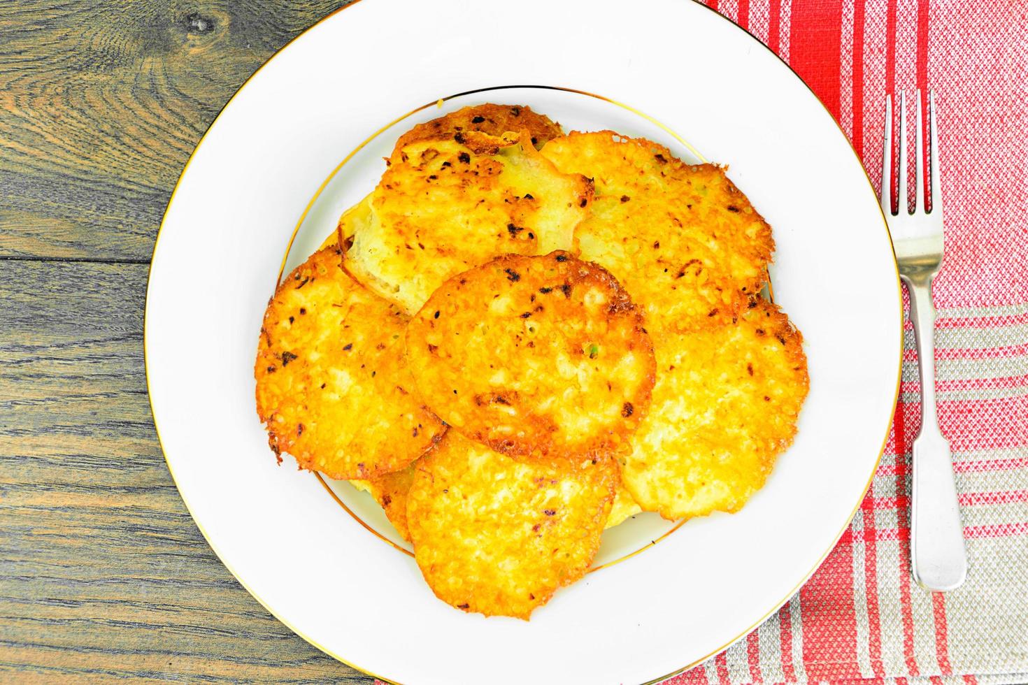 Fried Potato Pancakes. Belarusian and German Cuisine photo