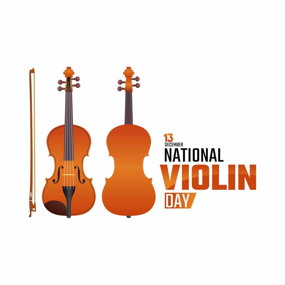 vector graphic of national violin day good for national violin day