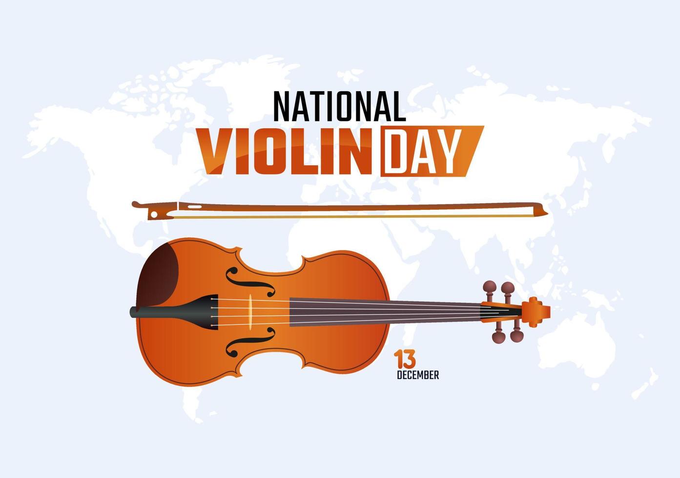 vector graphic of national violin day good for national violin day