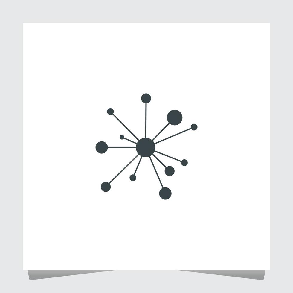 Dot Tech Logo Inspirations Template vector