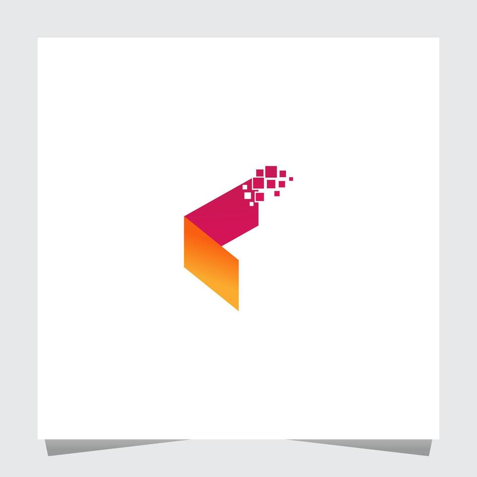 Digital Butterfly Logo Inspirations Template vector