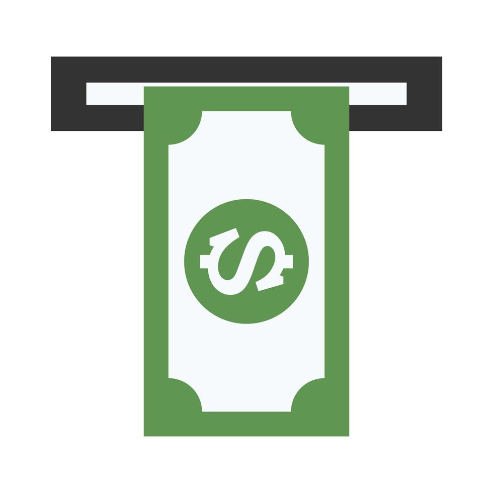 Cash withdraw Vector icon