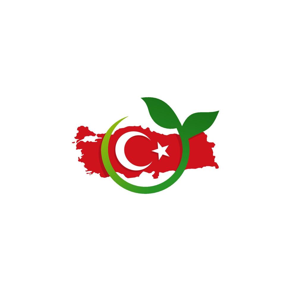 go green turkey logo inspiraciones plantilla vector