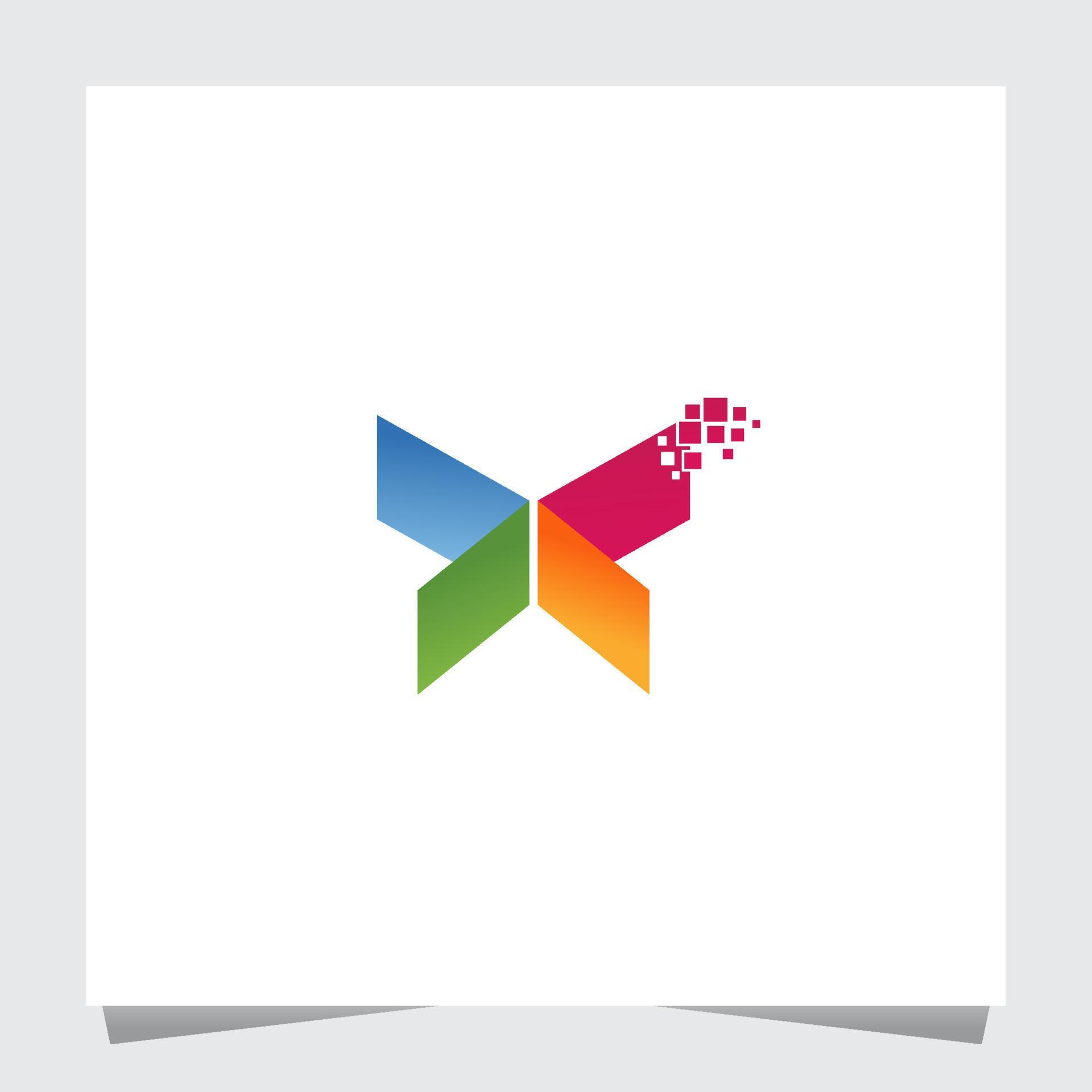 Digital Butterfly Logo Inspirations Template 4439587 Vector Art at Vecteezy