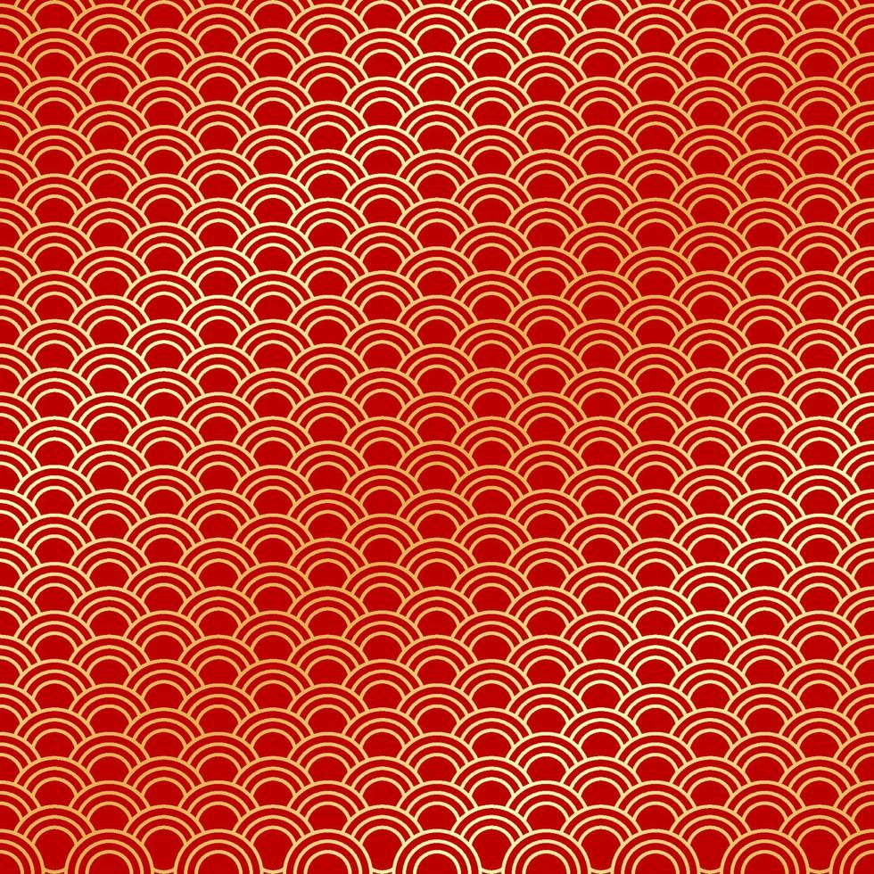 Fondo chino, fondo rojo festivo clásico decorativo, ilustración vectorial vector