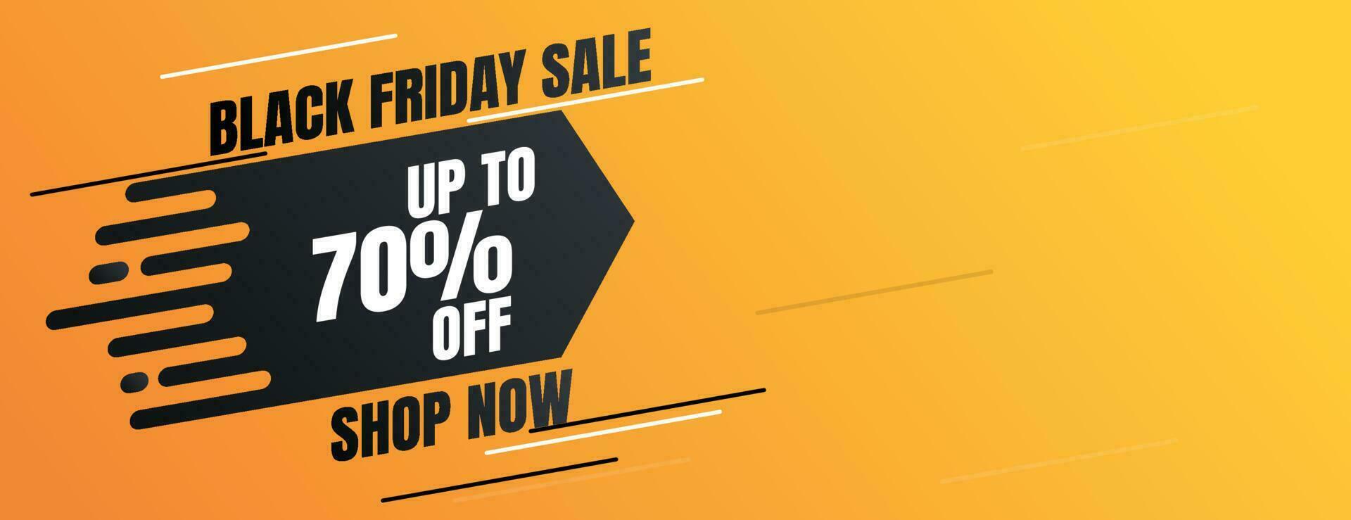 Black Friday Sale banner background.business promotion design vector