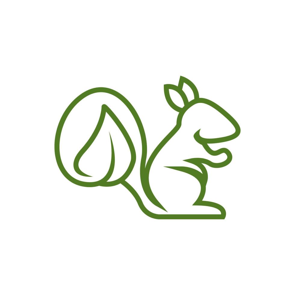 Squirrel icon and symbol vector illustration