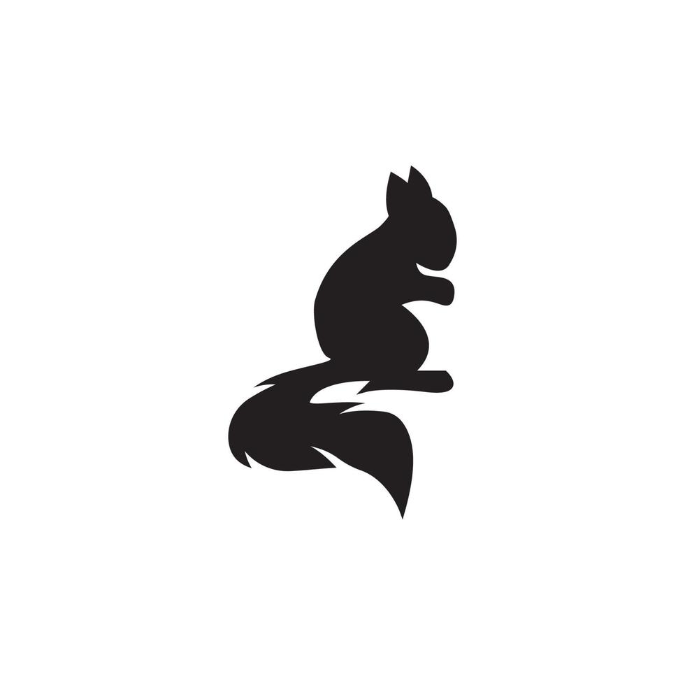 Squirrel icon and symbol vector illustration