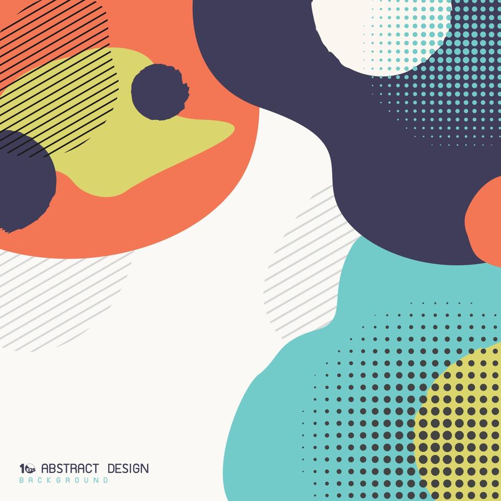 Abstract colorful hand drawn pattern color design of fashion decorative background. illustration vector eps10
