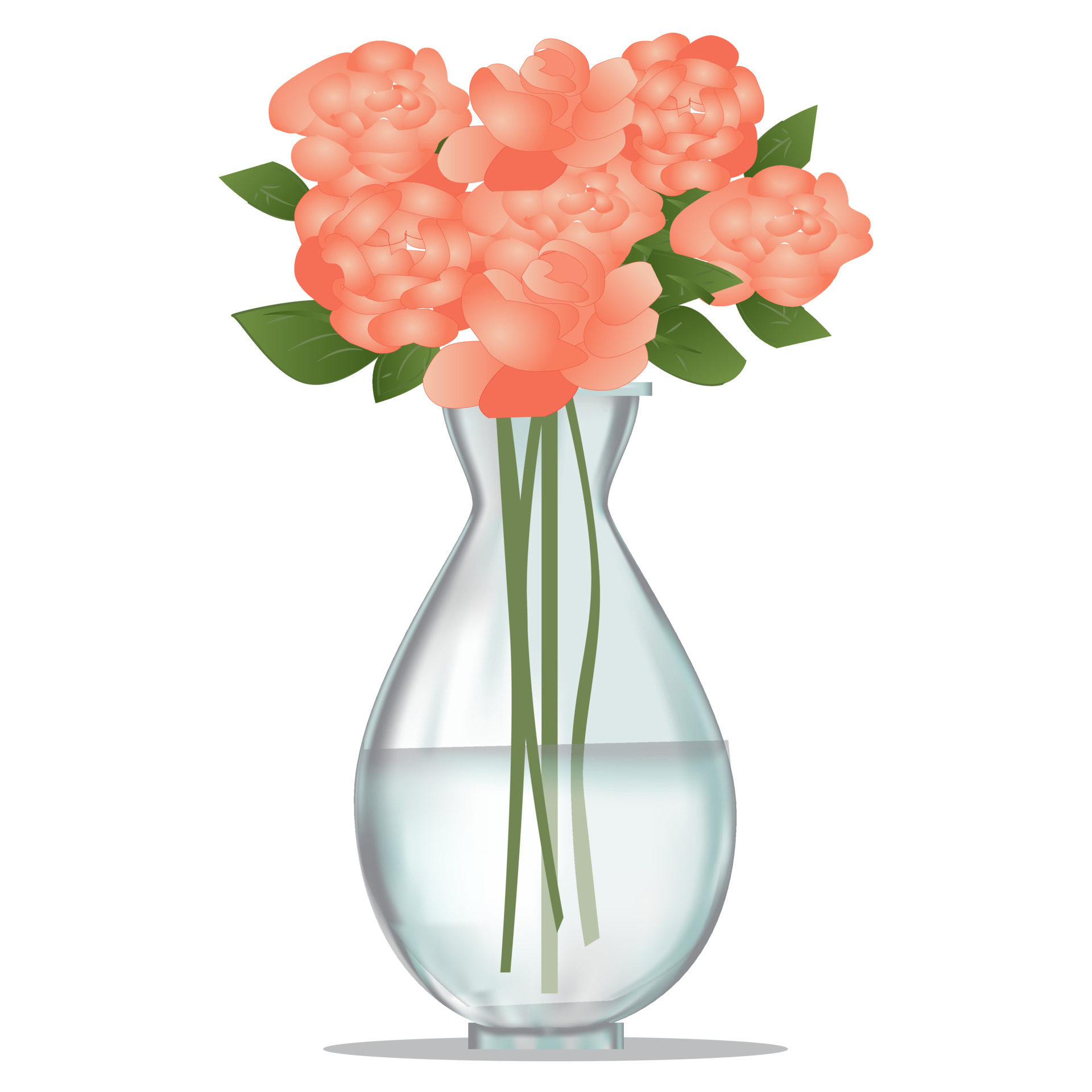 Flower Vase Illustration 4441390 Vector Art at Vecteezy