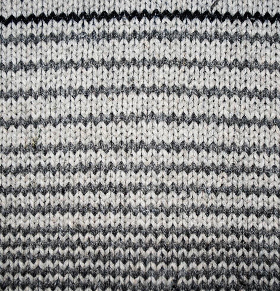 Knitted fabric pattern photo