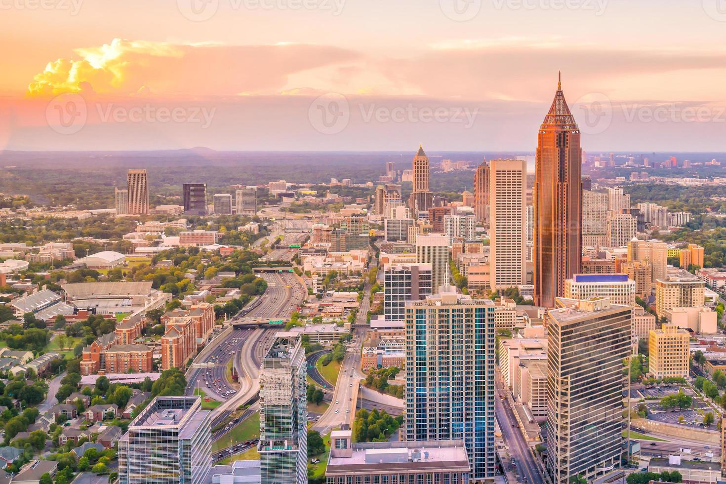 Skyline of Atlanta city photo