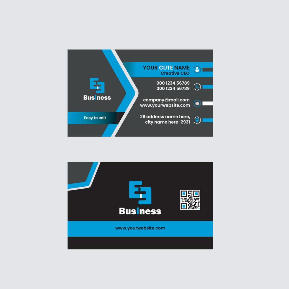 Creative Business card Template 2022 vector