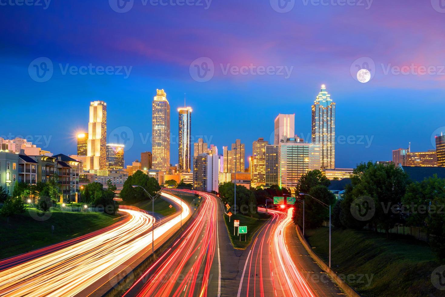 Skyline of Atlanta city photo