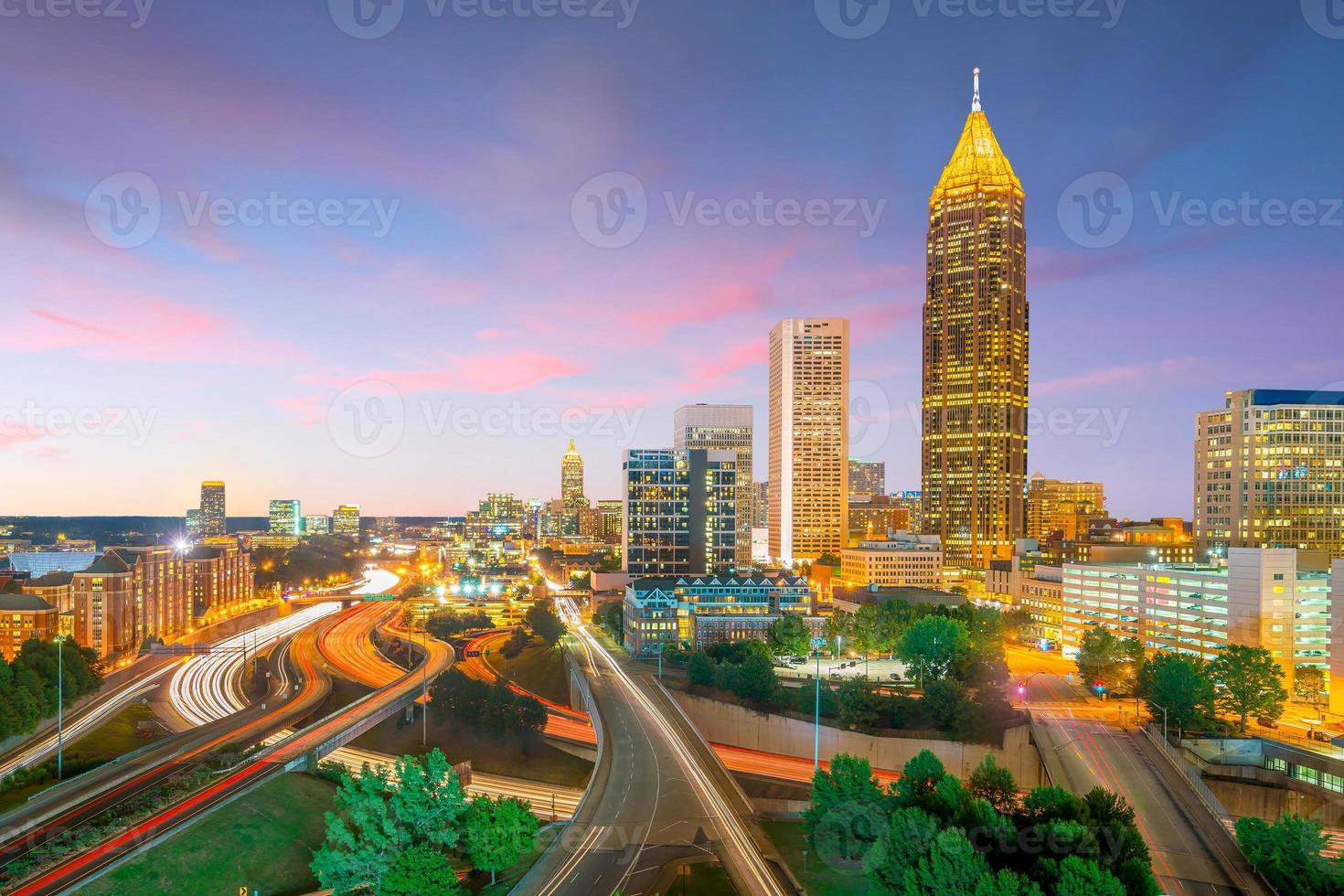 Skyline of Atlanta city photo