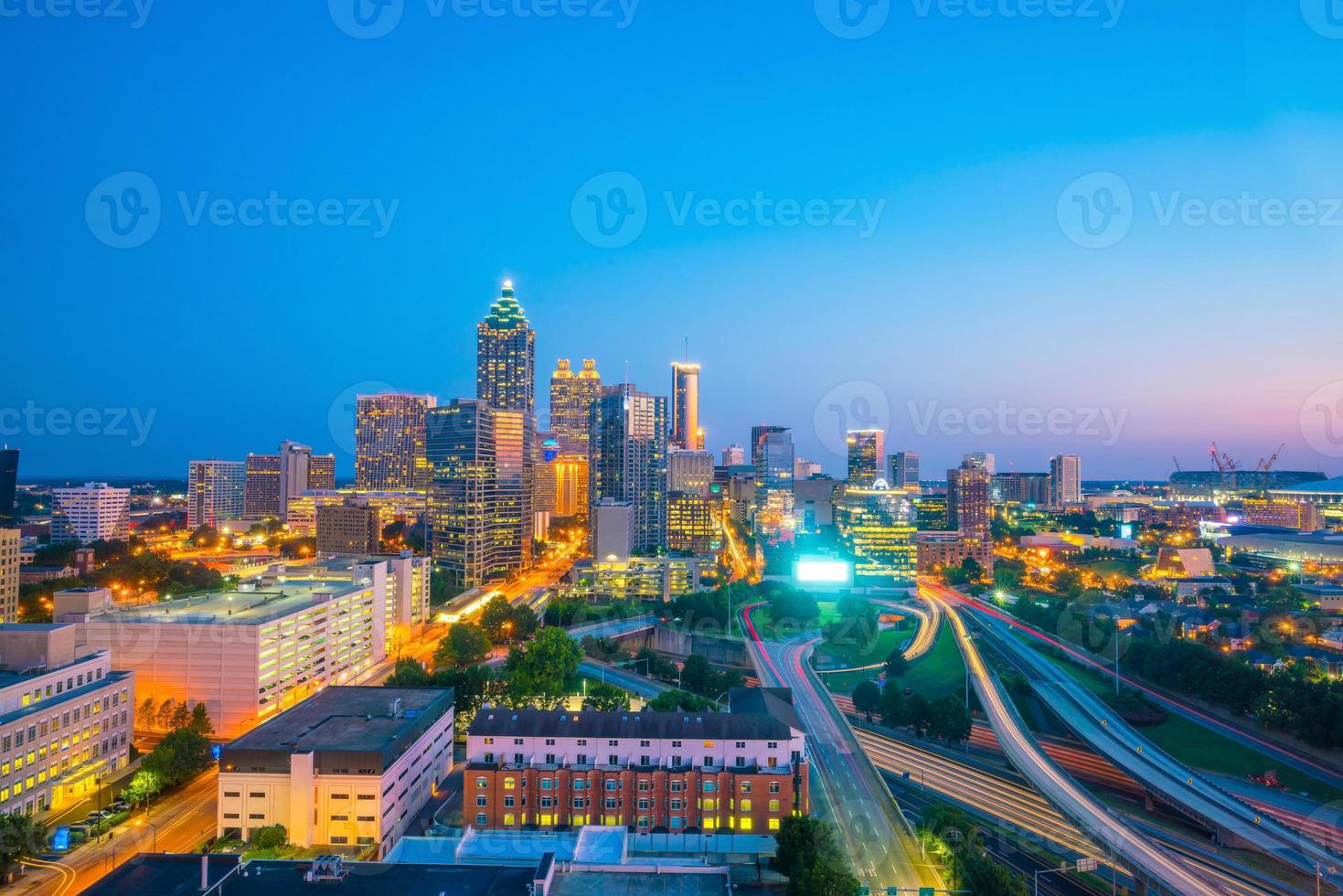 Skyline of Atlanta city photo