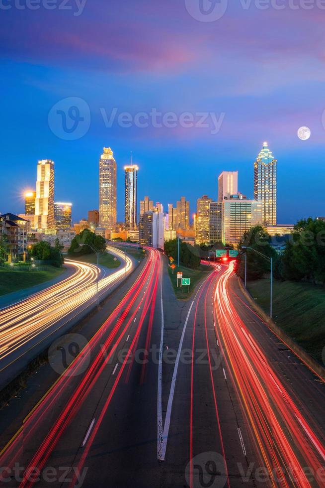 Skyline of Atlanta city photo