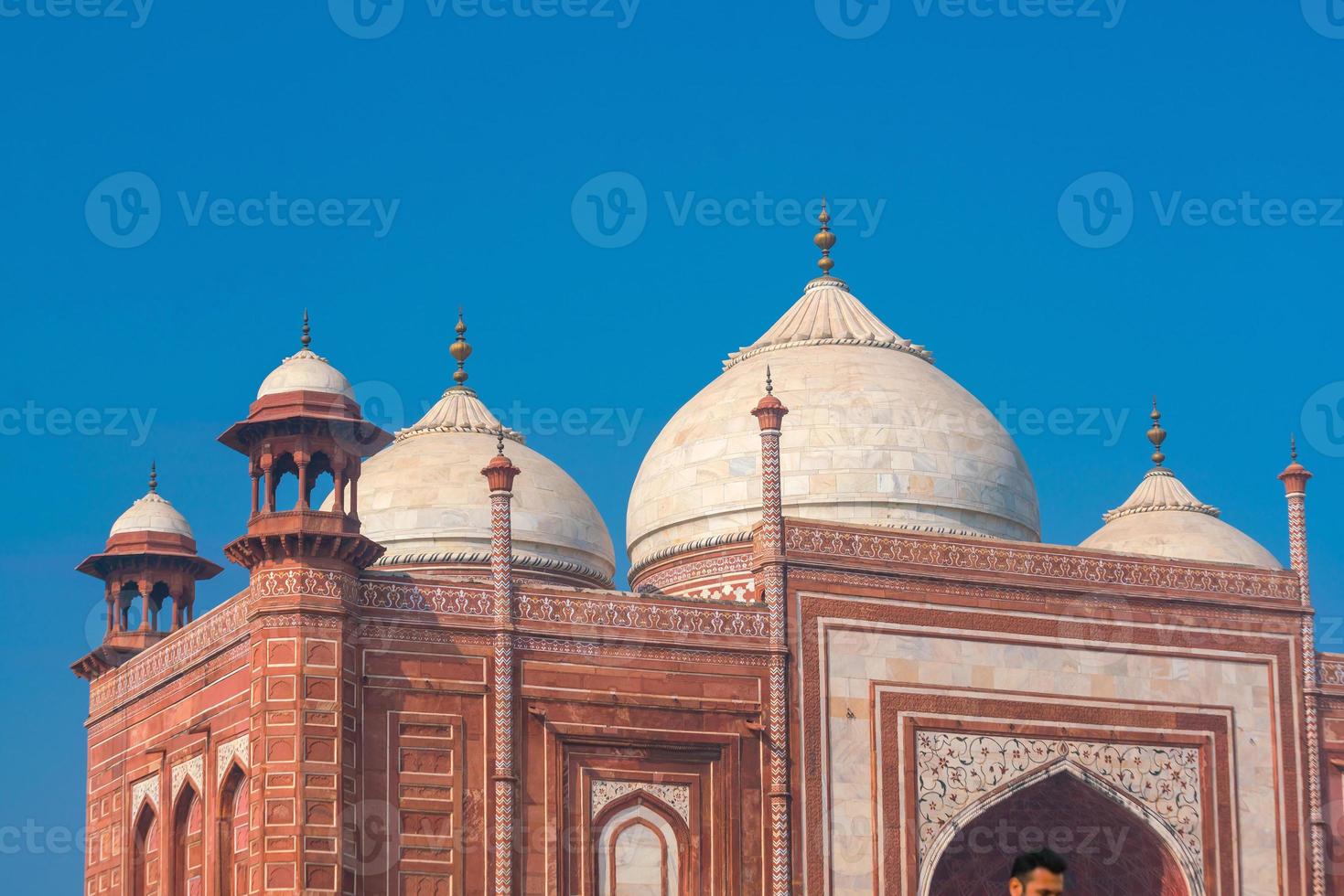 Details of decorations in Taj Mahal photo