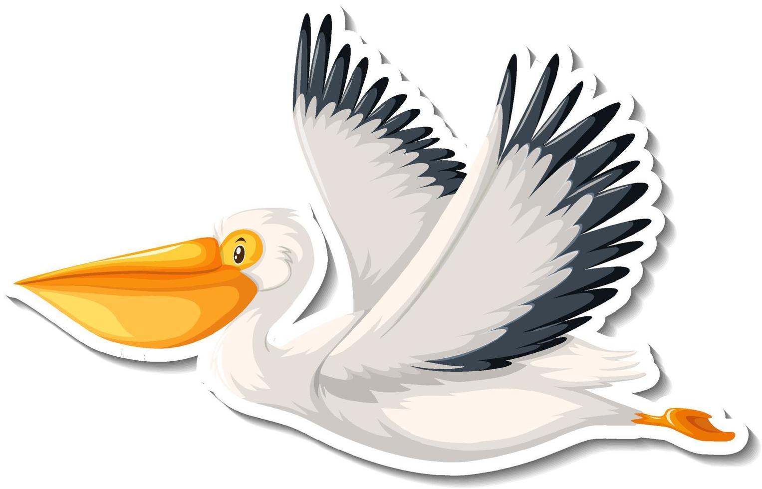 pelícano pájaro volando dibujos animados pegatina 4442839 Vector en Vecteezy pelícano pájaro volando dibujos animados pegatina 4442839 Vector en Vecteezy