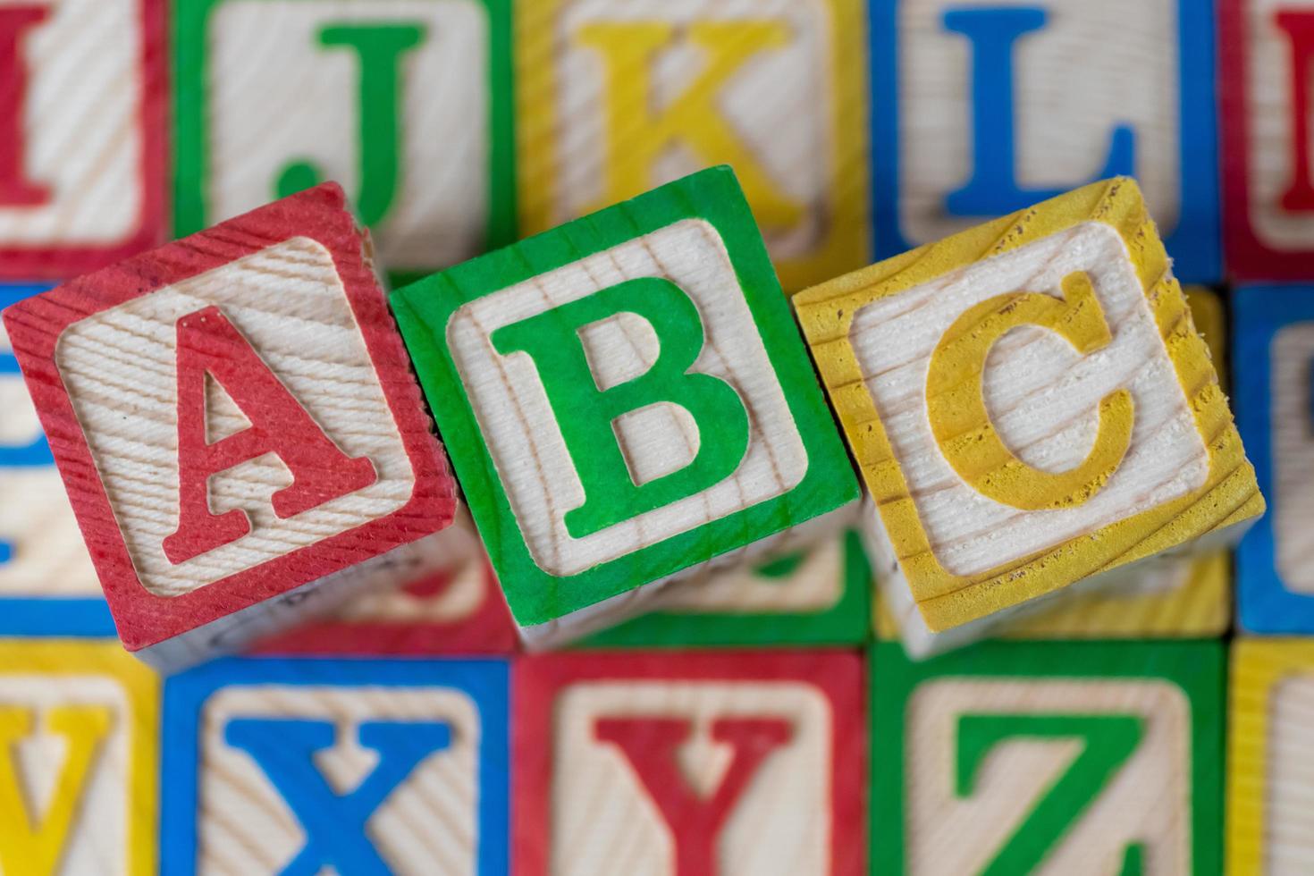 ABC alphabet block photo