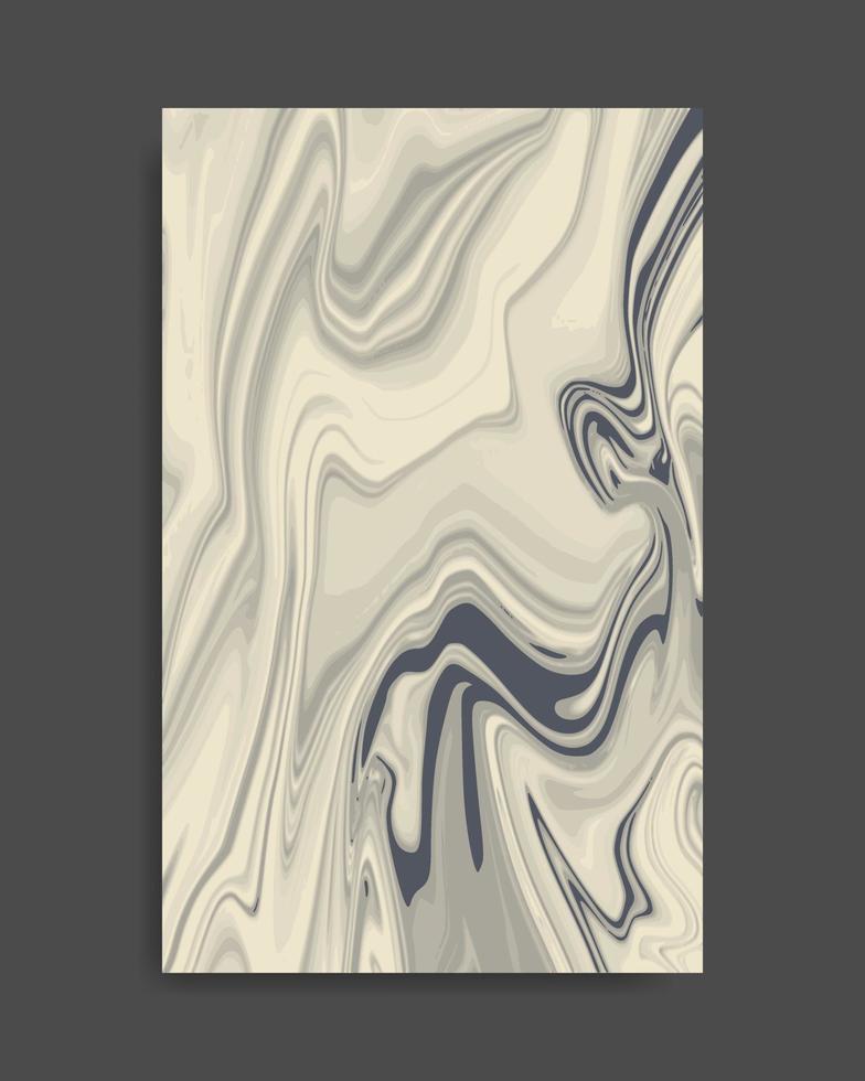 Abstract  White Liquid Marble Background vector
