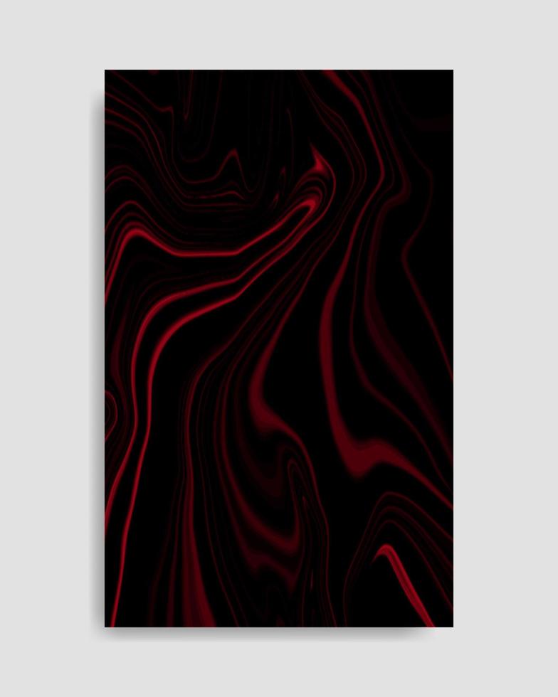 Abstract Dark Red Liquid Marble Background vector