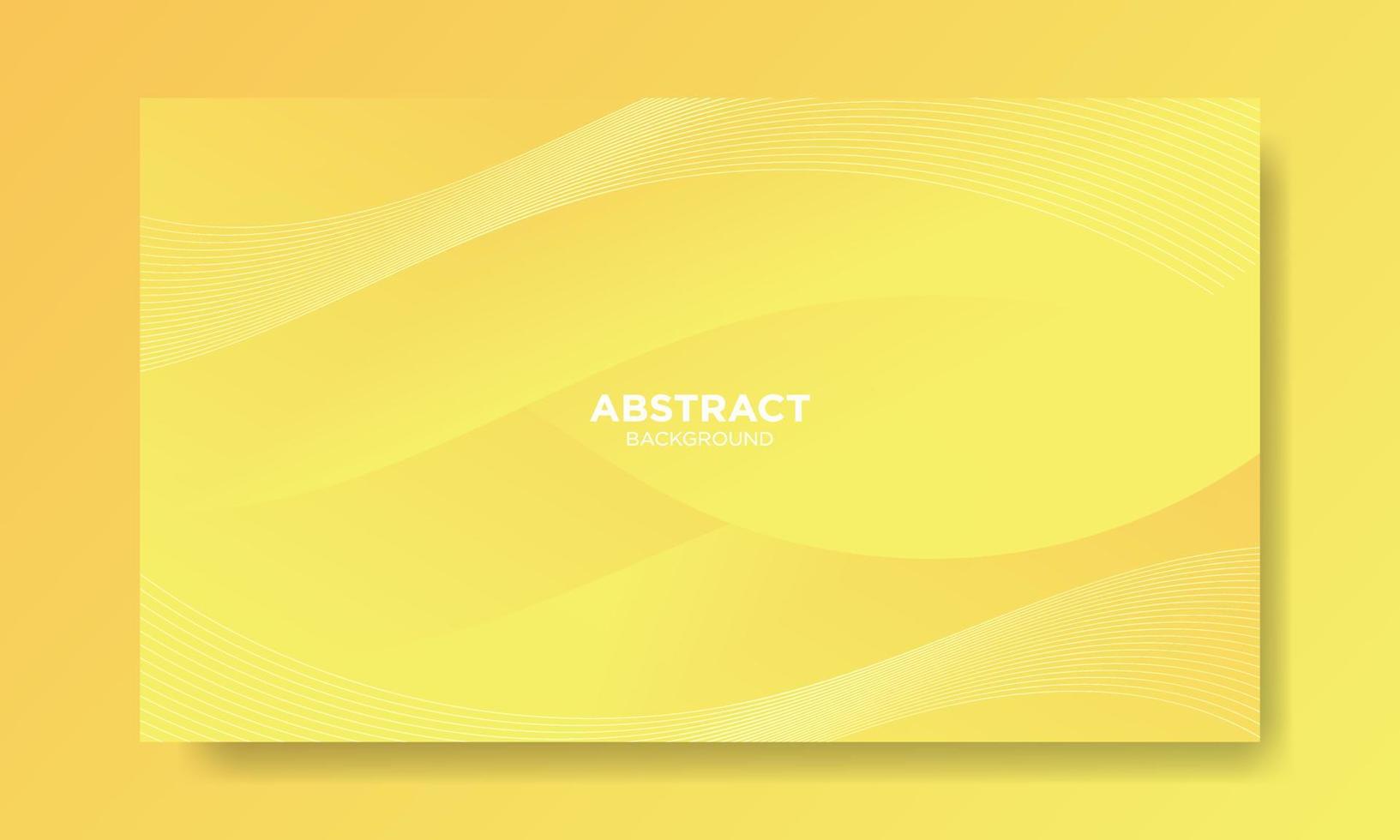 Abstract Yellow Fluid Wave Background vector