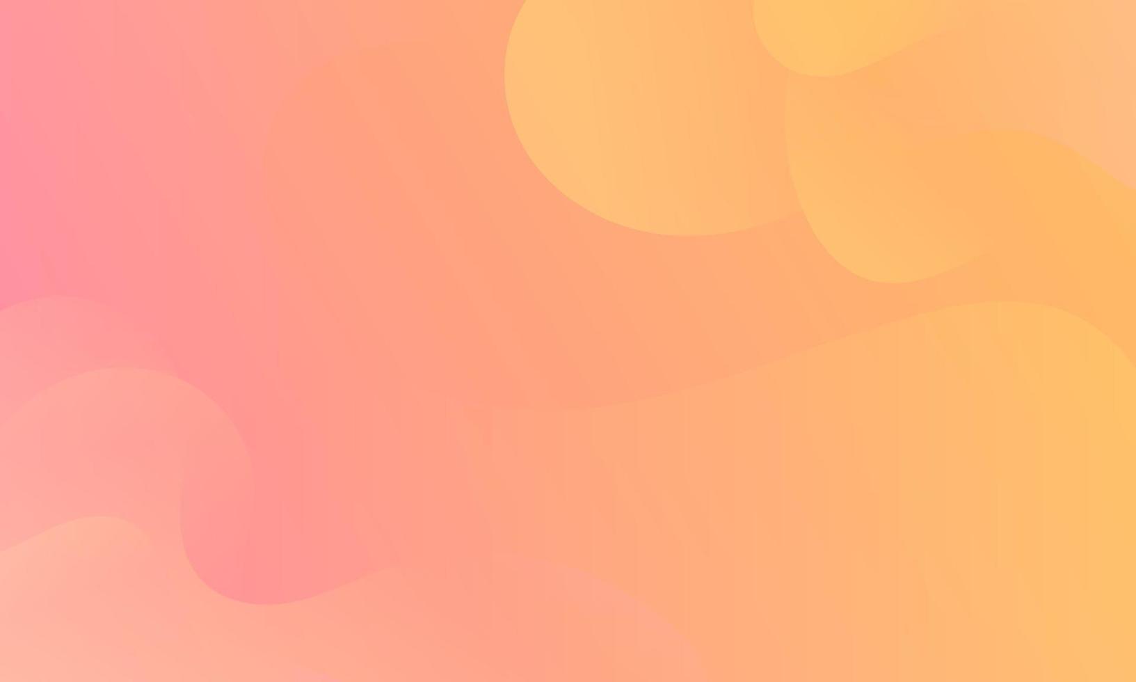Abstract Orange Fluid Wave Background vector