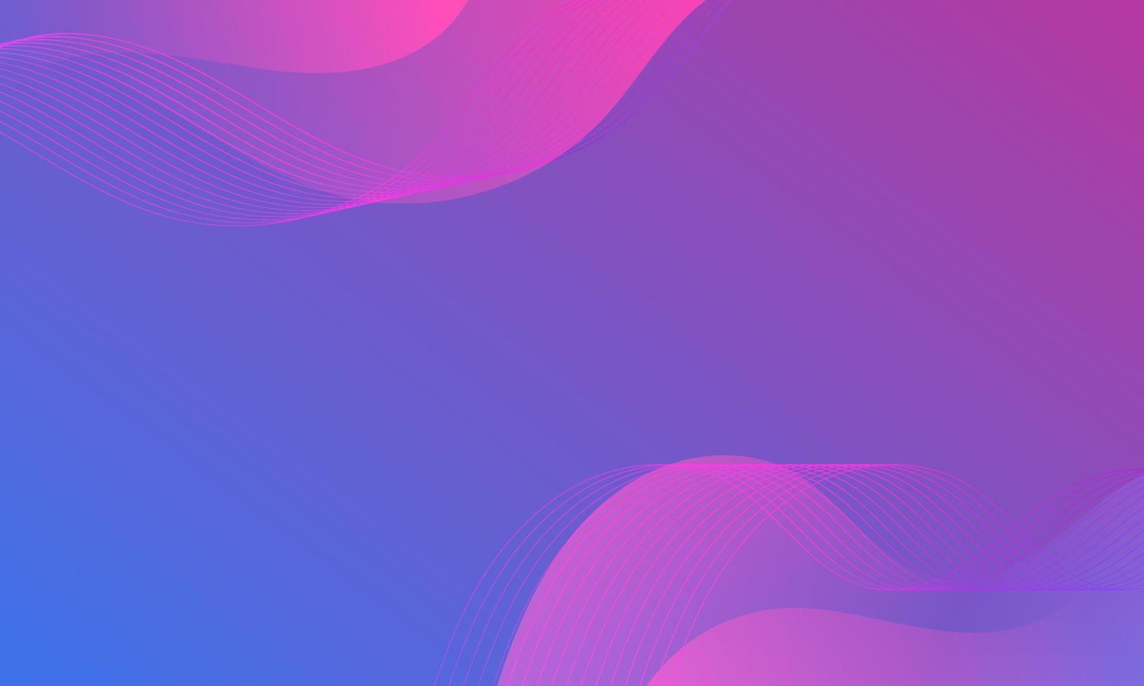 Abstract Purple Fluid Wave Background vector