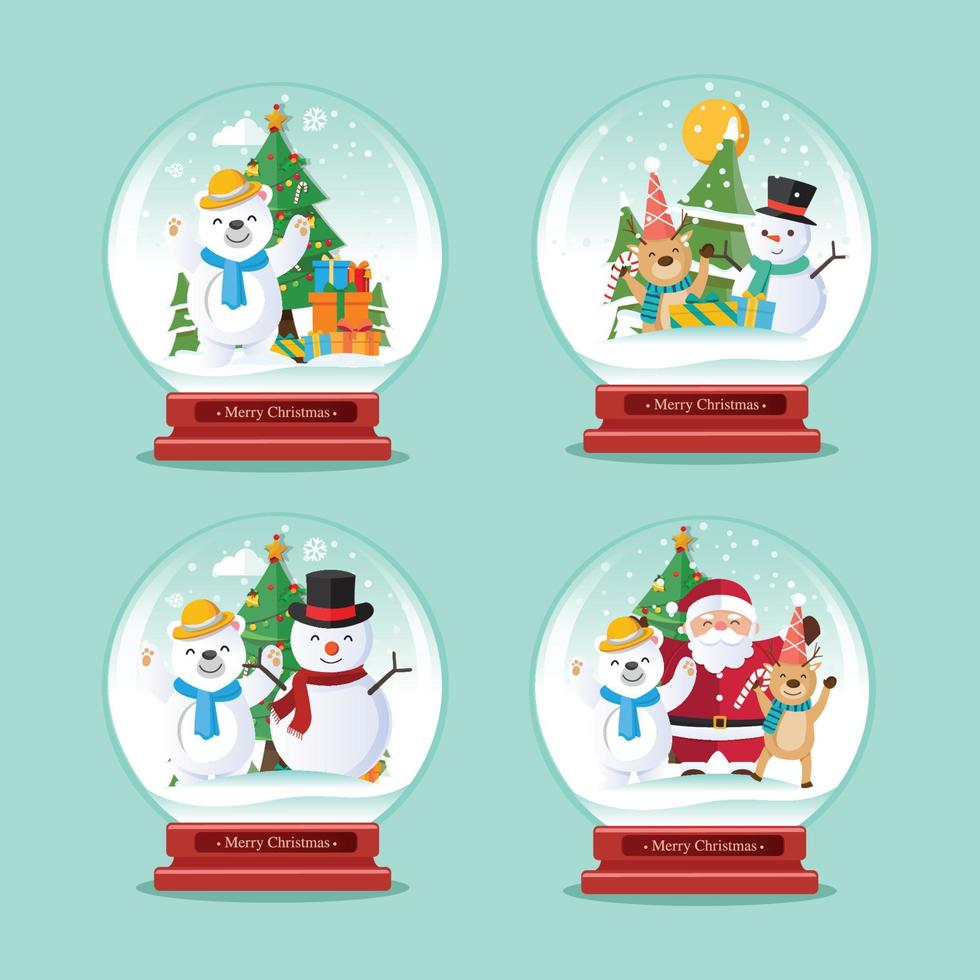 Christmas globe vector, Christmas decoration vector