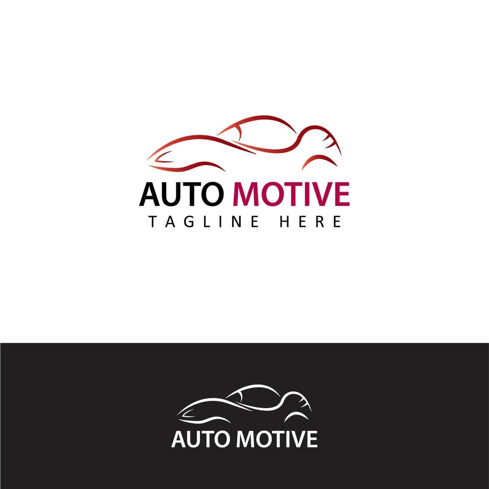 automotive car logo template design vector