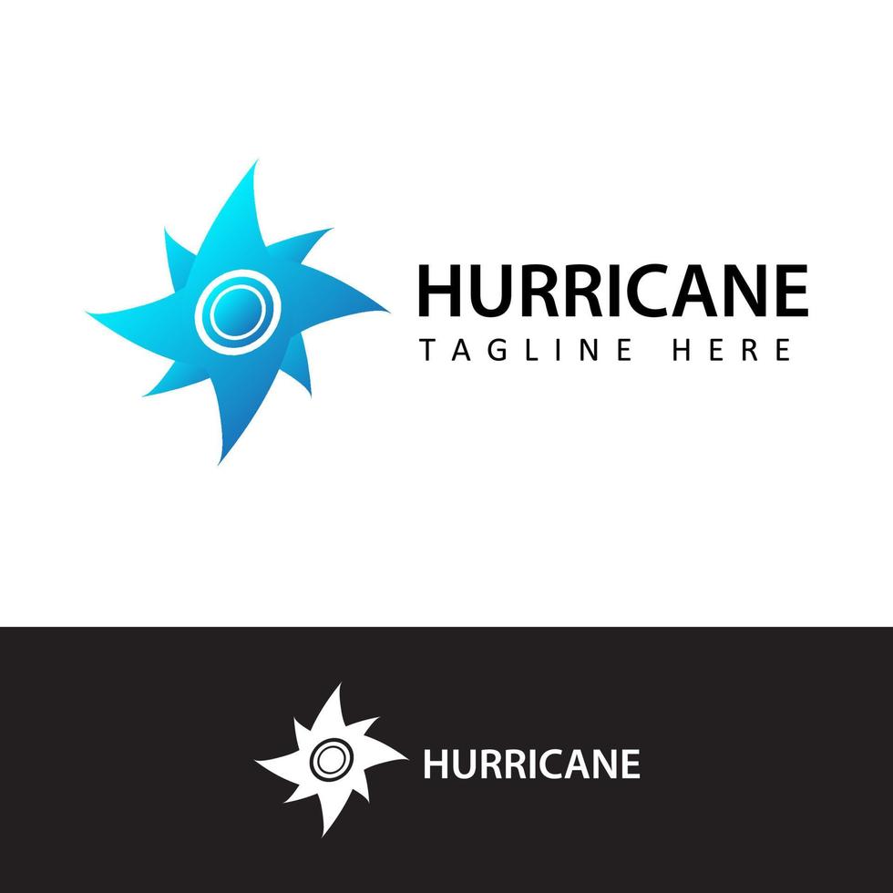 hurricane vortex logo template design vector