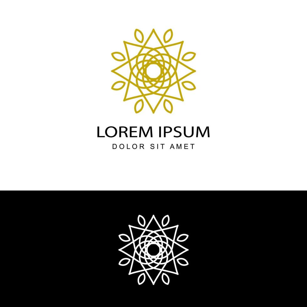 vector de diseño de plantilla de logotipo de loto