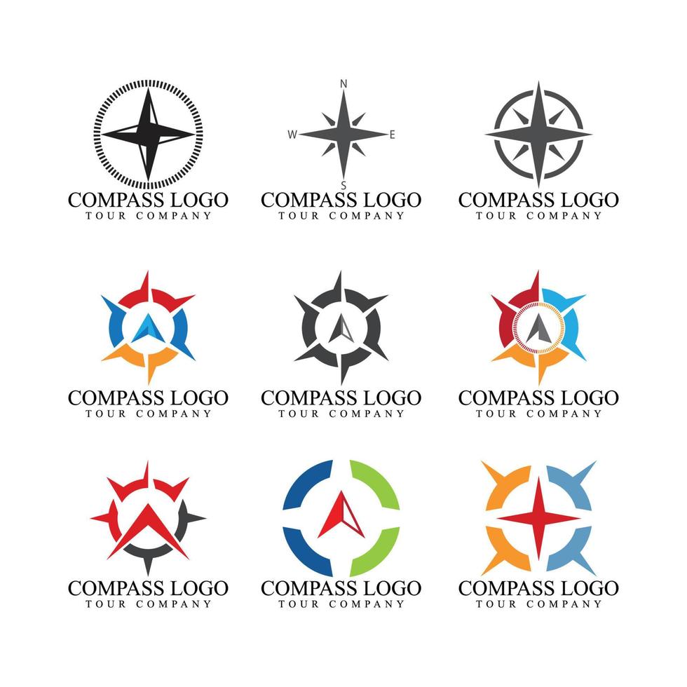 compass Logo Template vector symbol nature